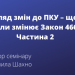 Огляд змін до ПКУ – що і коли змінює Закон 466. Частина 2